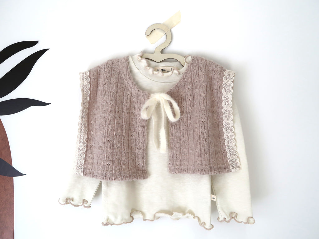 Petite Knit Cape